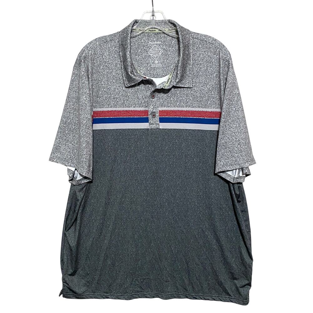 Flag & Anthem Madeflex Colorblock Polo Shirt Mens XL Golf Athleisure Activewear
